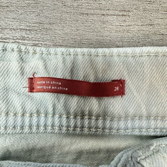 Anthropologie Pilcro Slim Boyfriend Jeans Distressed Light Wash 28 - Picture 9 of 14